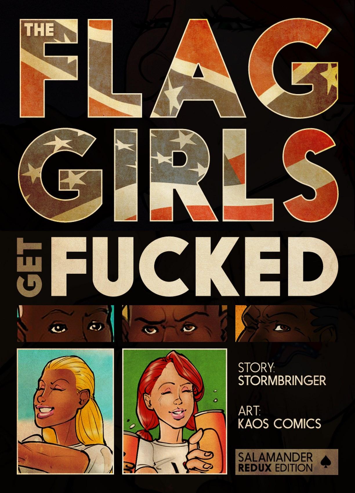 Kaos Comics – Flag Girls Get Fucked Proper Pages Complete Porn Comics