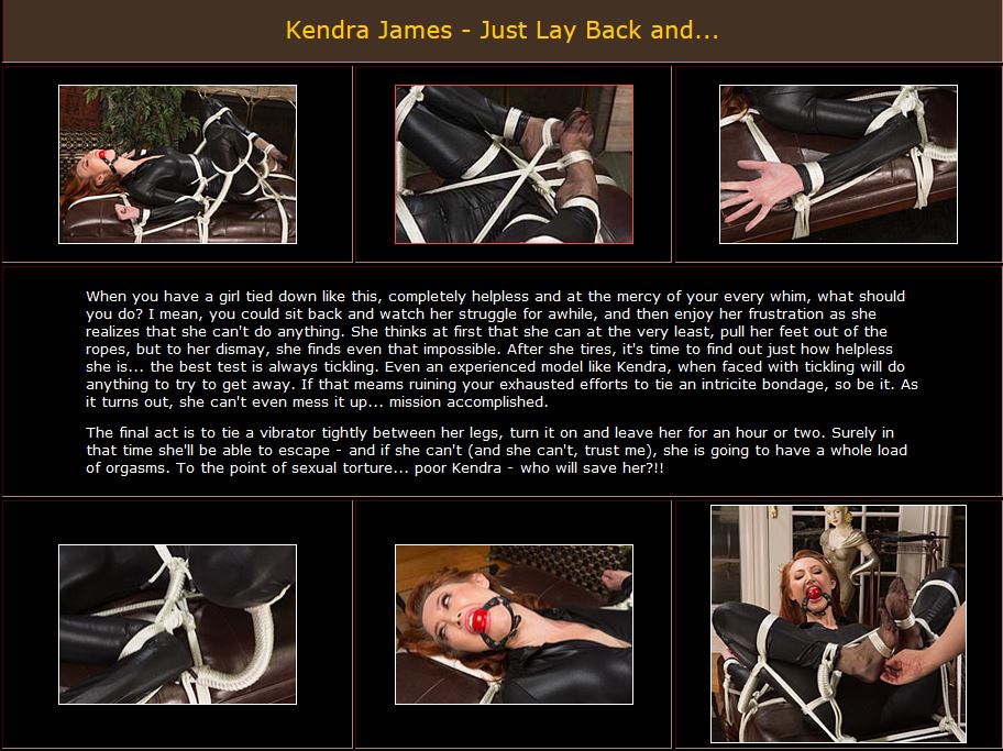 Kendra James - Just Lay Back and...
